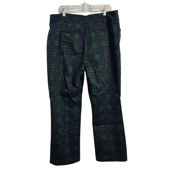 Plus size women's plaid stretch pants - Picture 4 of 9